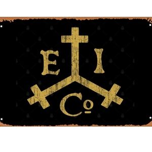 Pirates Of The Caribbean Metal Sign